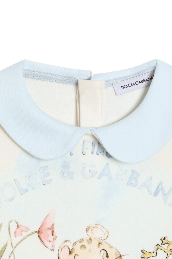 Dolce & Gabbana Kids Sada: overálek, čepička, bryndáček