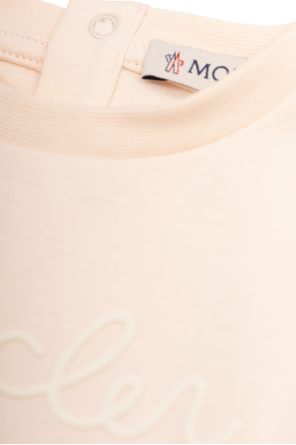 Moncler Enfant Set: baby sleepsuit, hat