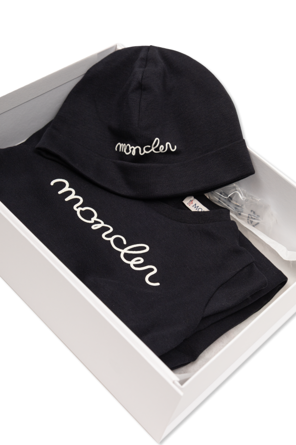 Baby sleepsuit set, hat od Moncler Enfant