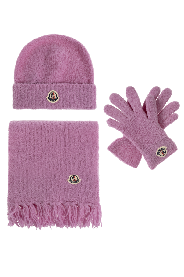 Set: scarf, hat, gloves od Moncler Enfant