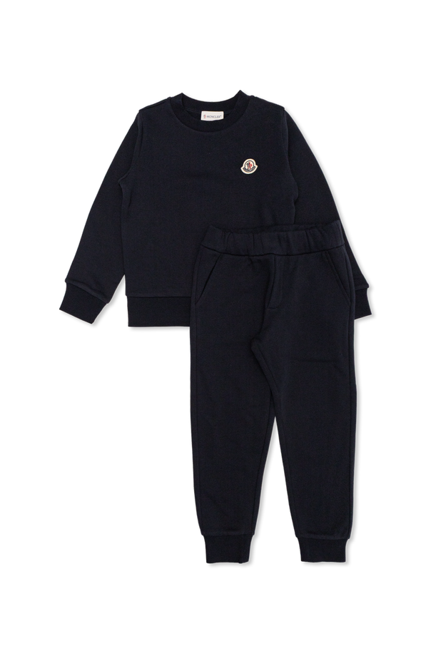 Tracksuit set: sweatshirt and trousers od Moncler Enfant