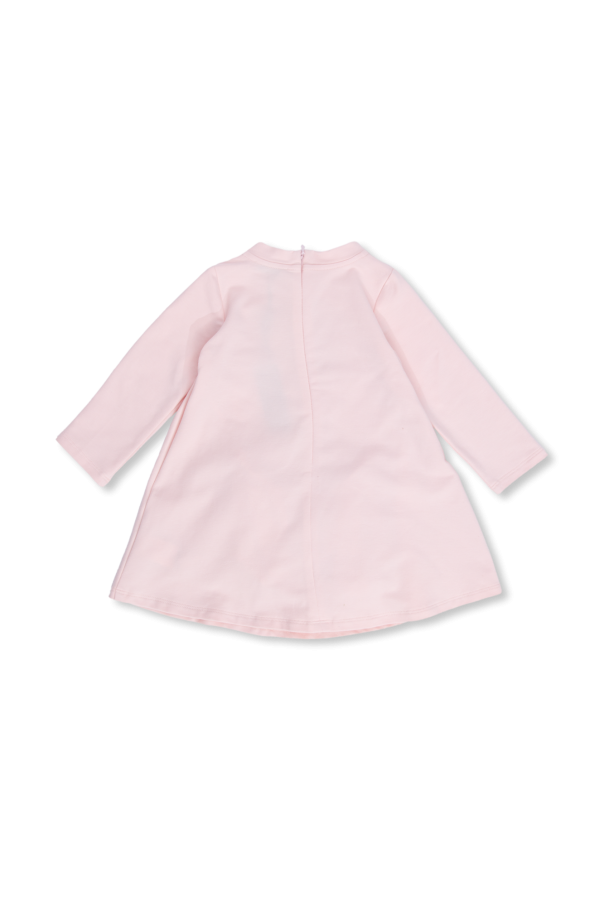 Dolce & Gabbana Kids Sukienka z naszywką z logo