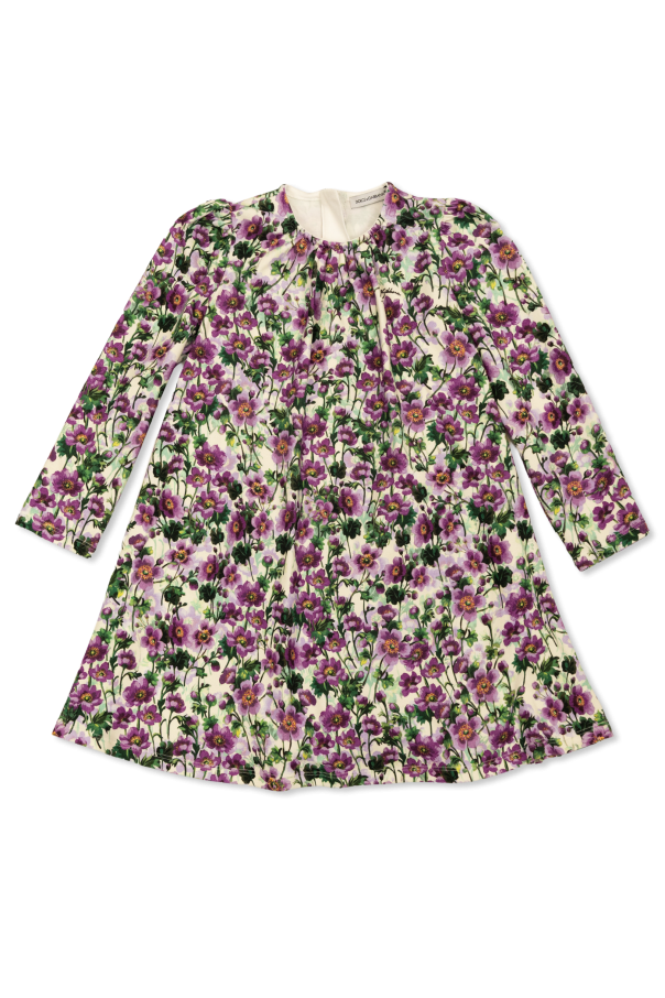 Set with a floral pattern od Dolce & Gabbana Kids