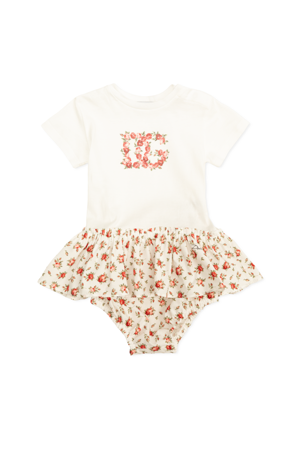 Floral motif dress od Dolce & Gabbana Kids