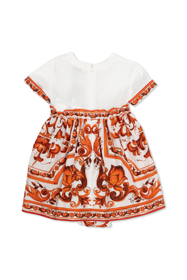 Dolce & Gabbana Kids Kleid mit Blumenmuster