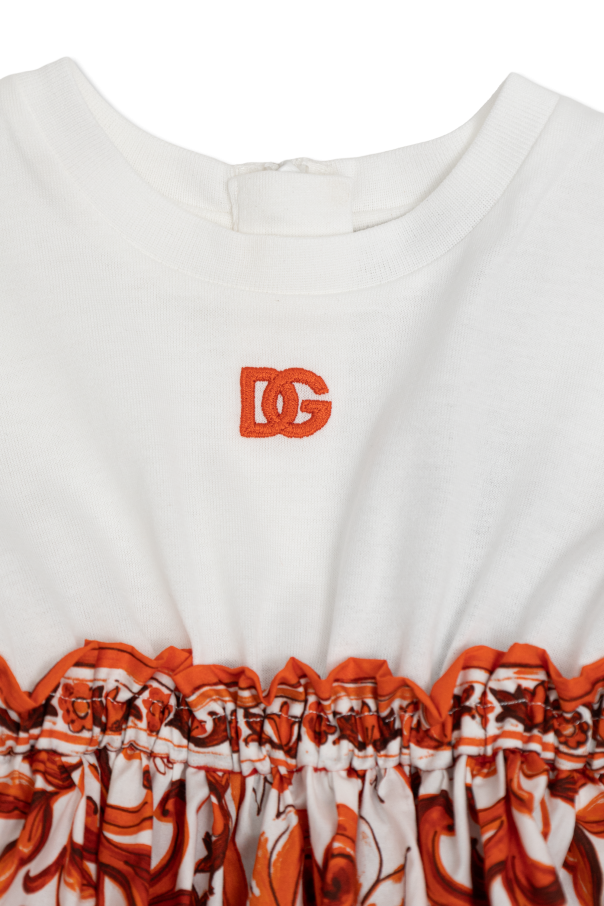 Dolce & Gabbana Kids Kleid mit Blumenmuster