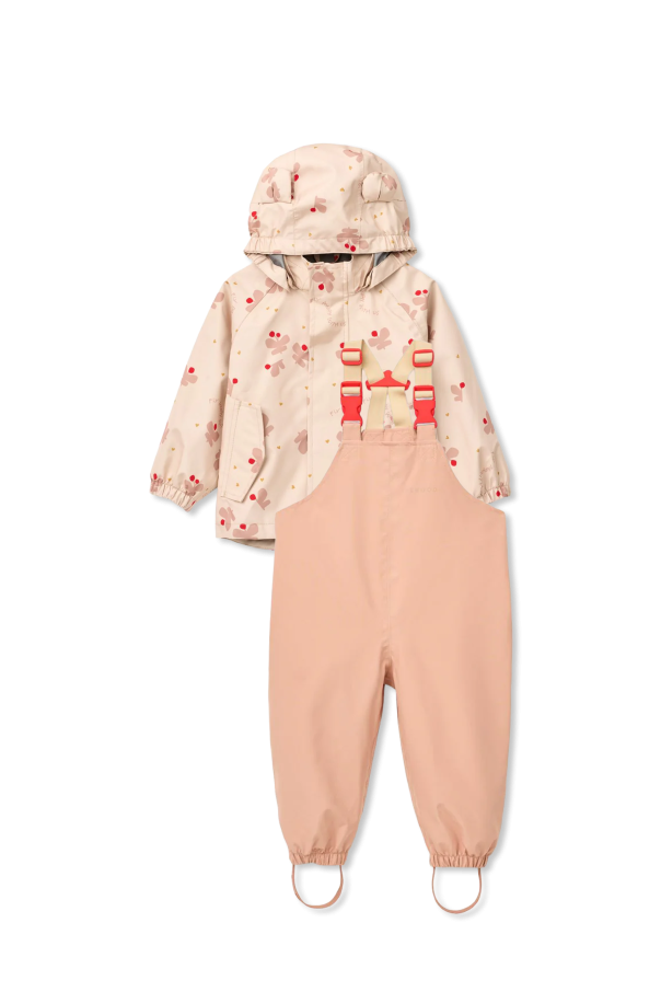 Rain set 'Manu': jacket and bib pants od Liewood