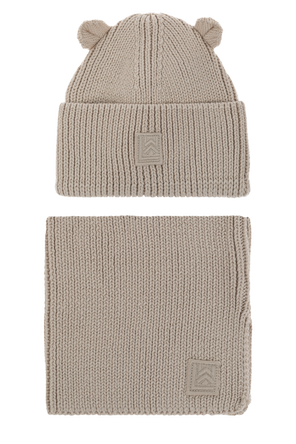 Beanie and neck warmer set ‘Laro’