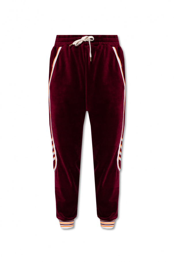 Casablanca Velvet sweatpants