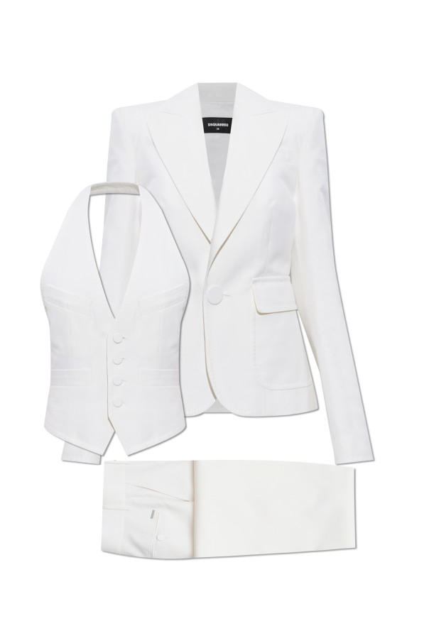 Suit with silk trim od Dsquared2