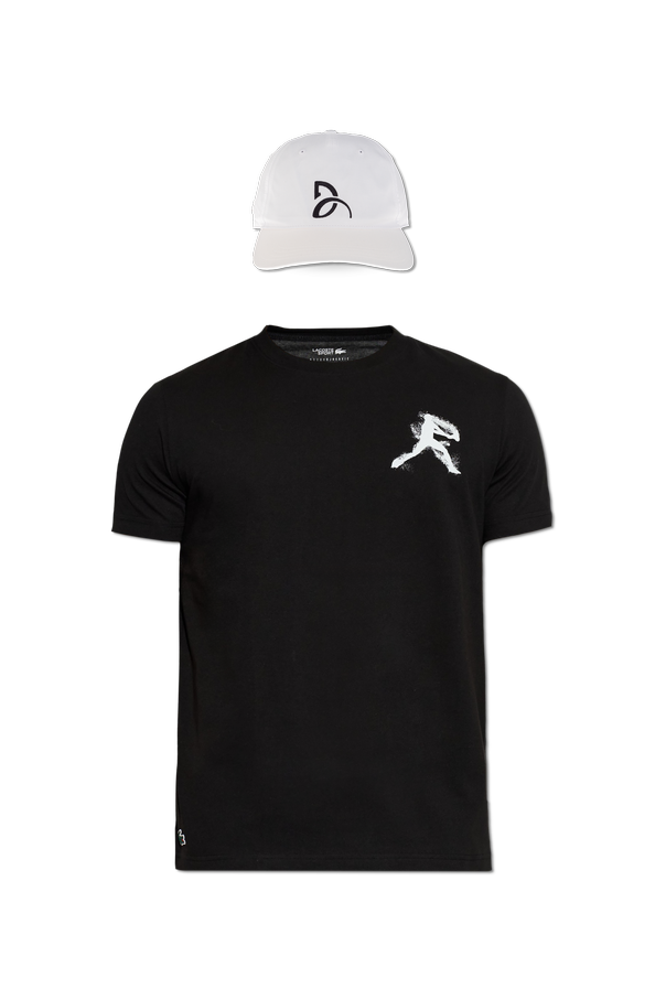 Set: T-shirt and Baseball Cap od Lacoste