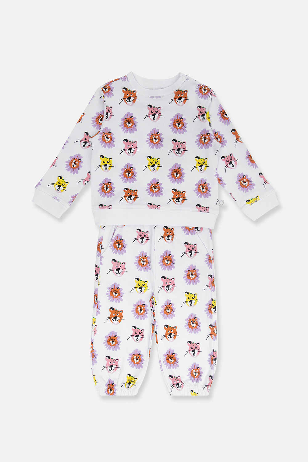 Stella McCartney Kids stella mccartney x yoshimoto nara printed silk shorts