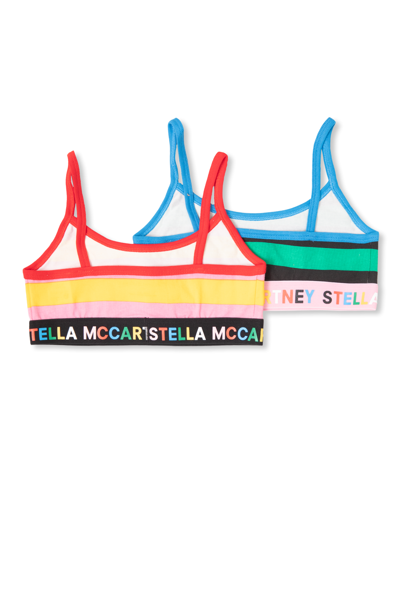 Stella McCartney Kids - Girls Organic Cotton Bra Tops (2 Pack)