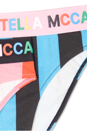 Stella McCartney Kids Monki Stella Syrenfärgad sweatshirt med v-ringning i ekologisk bomull