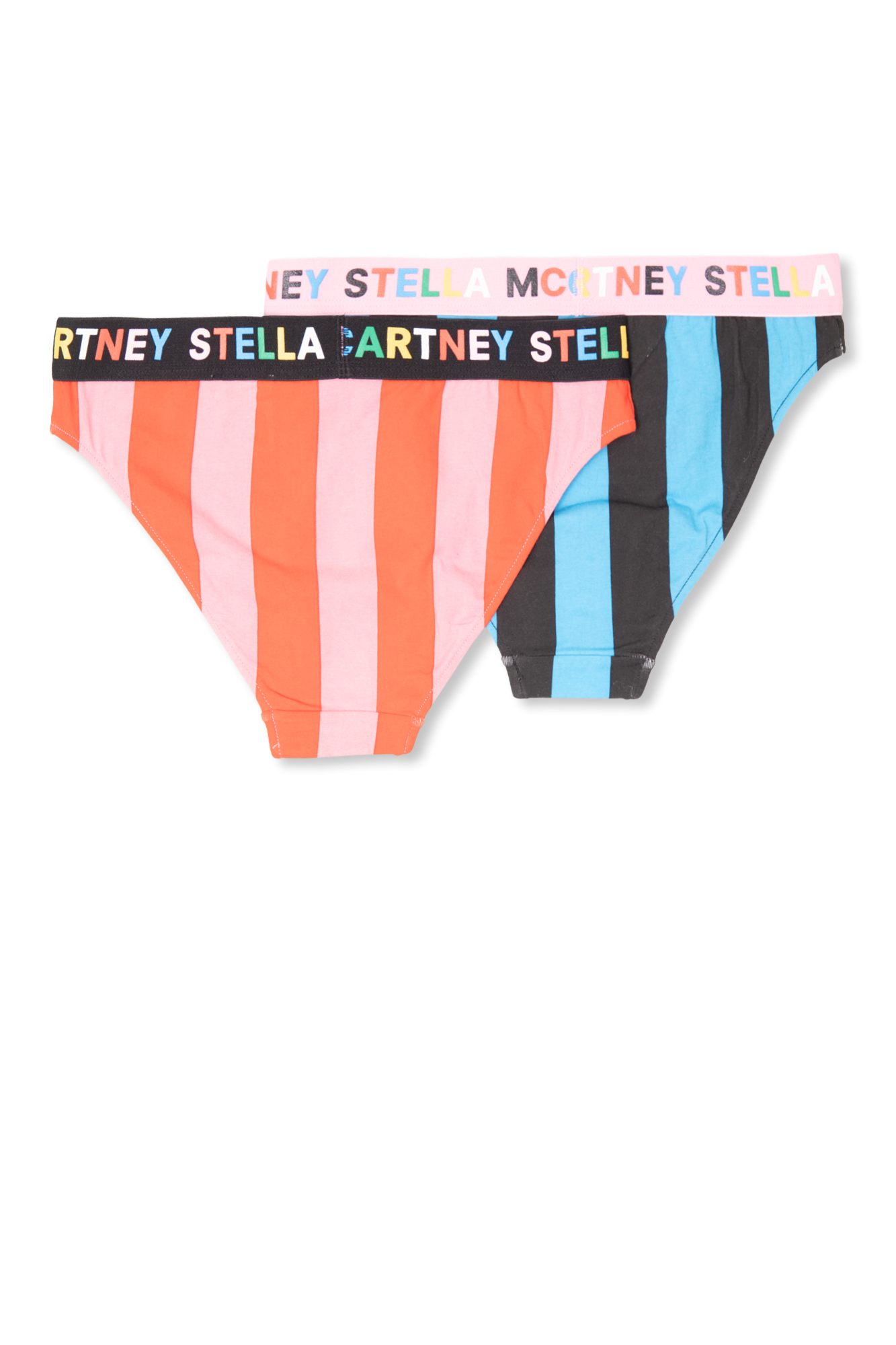 IetpShops Germany - pack Stella McCartney Kids - Kostym Stella Kira Leather  - Multicolour Striped briefs two