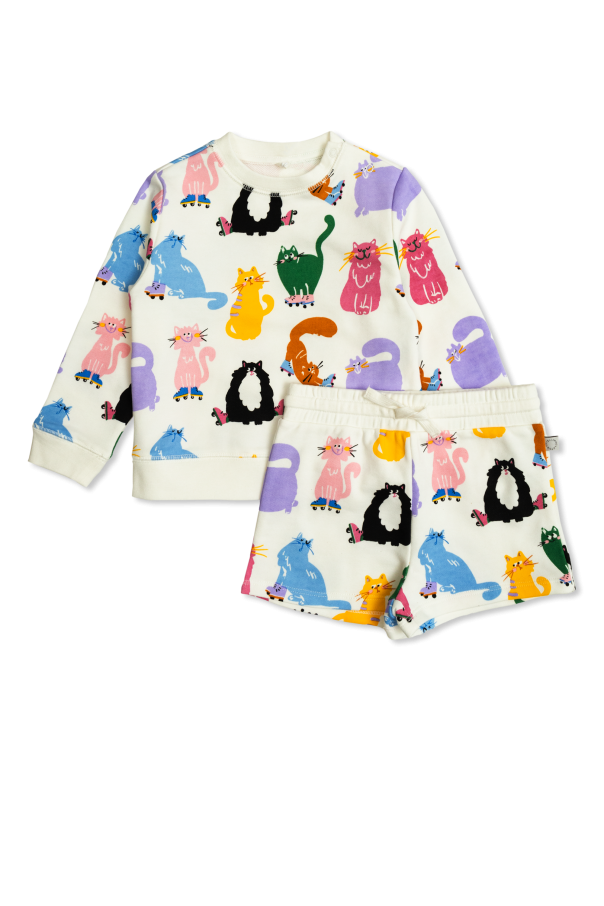 Set: sweatshirt and shorts, zdjęcie 1 Set: sweatshirt and shorts od Stella McCartney Kids