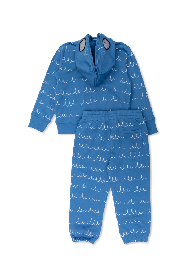 Stella McCartney Kids Conjunto: sudadera y pantalones