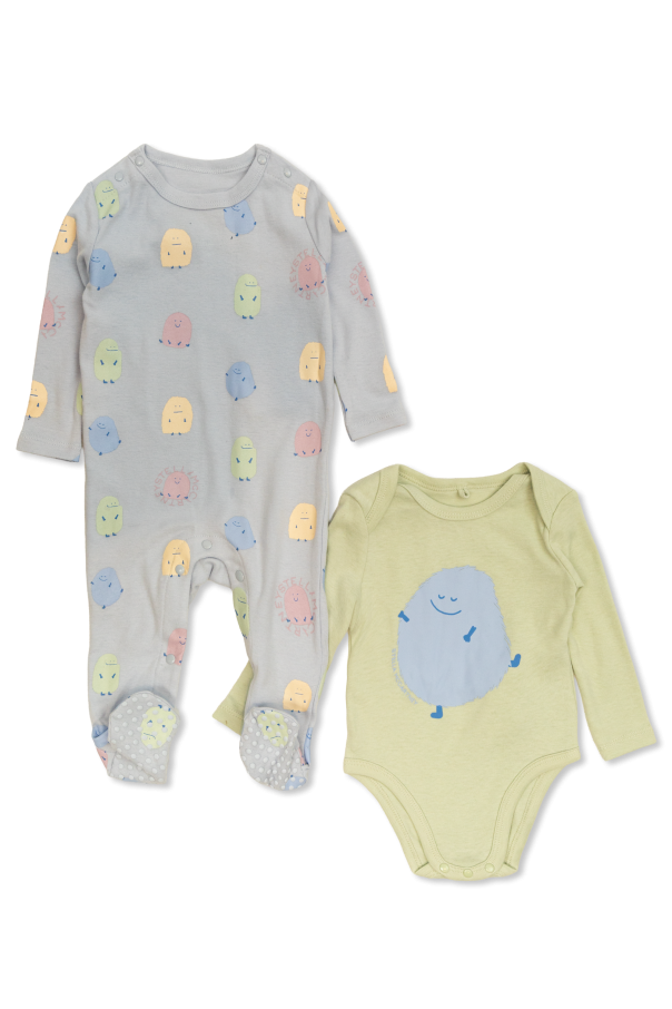 Baby set: bodysuit and sleepsuit od Stella McCartney Kids