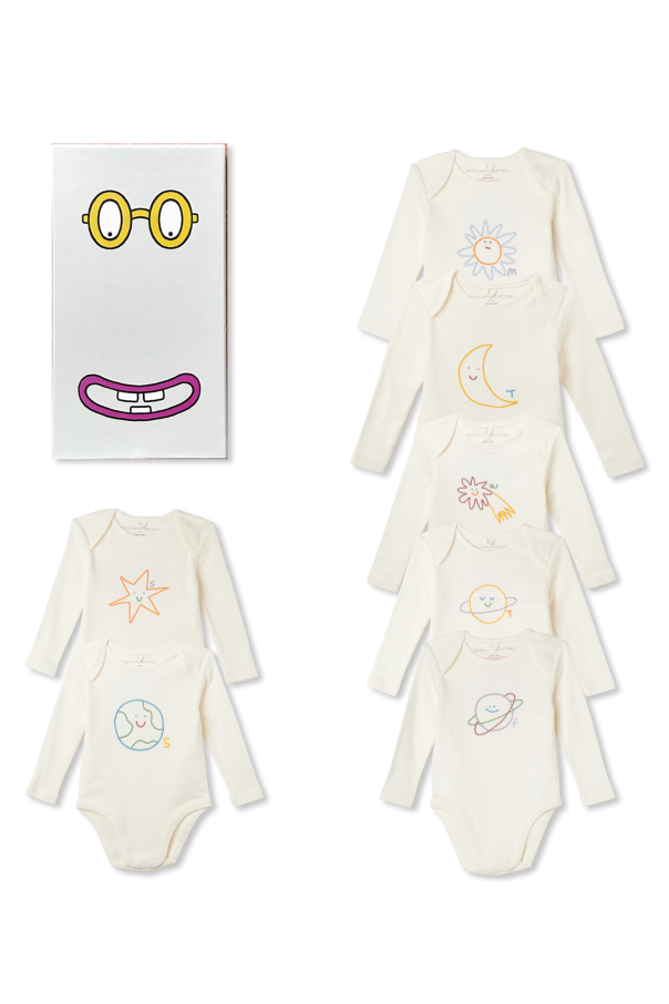 Seven-pack of baby bodysuits od Stella McCartney Kids