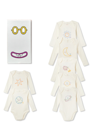 Pacote com sete bodies de bebê