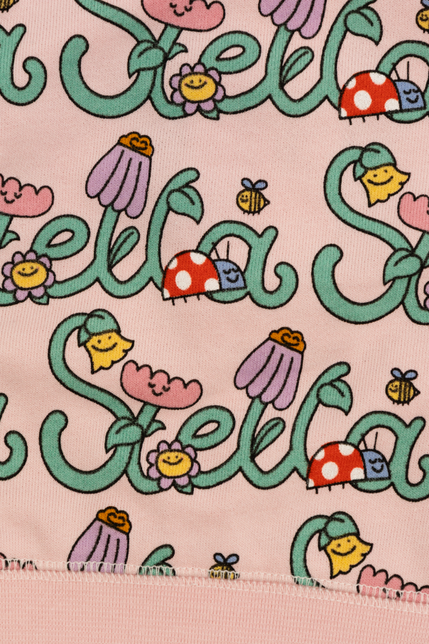 Stella McCartney Kids Patterned set: sweatshirt and shorts