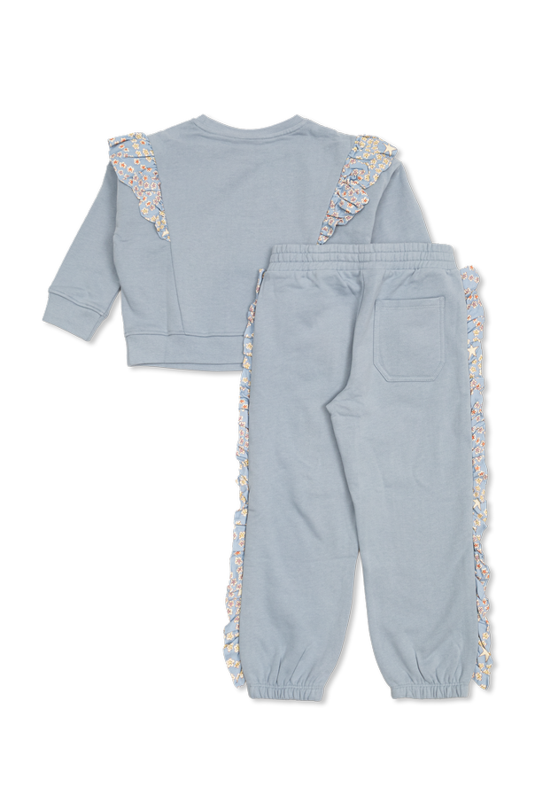 Stella McCartney Kids Conjunto de fato de treino, blusa e calças