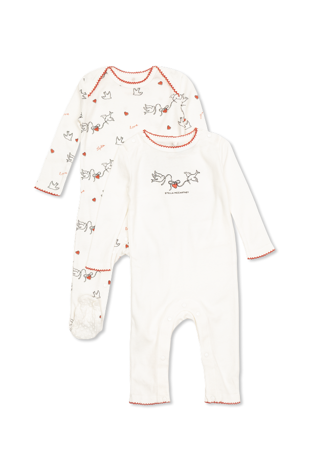 Stella McCartney Kids 2-pack of baby sleepsuits
