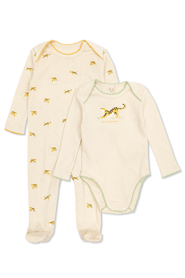 Stella McCartney Kids 2-pack of baby sleepsuits