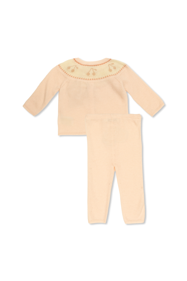 Bonpoint  Komplet: sweter i spodnie