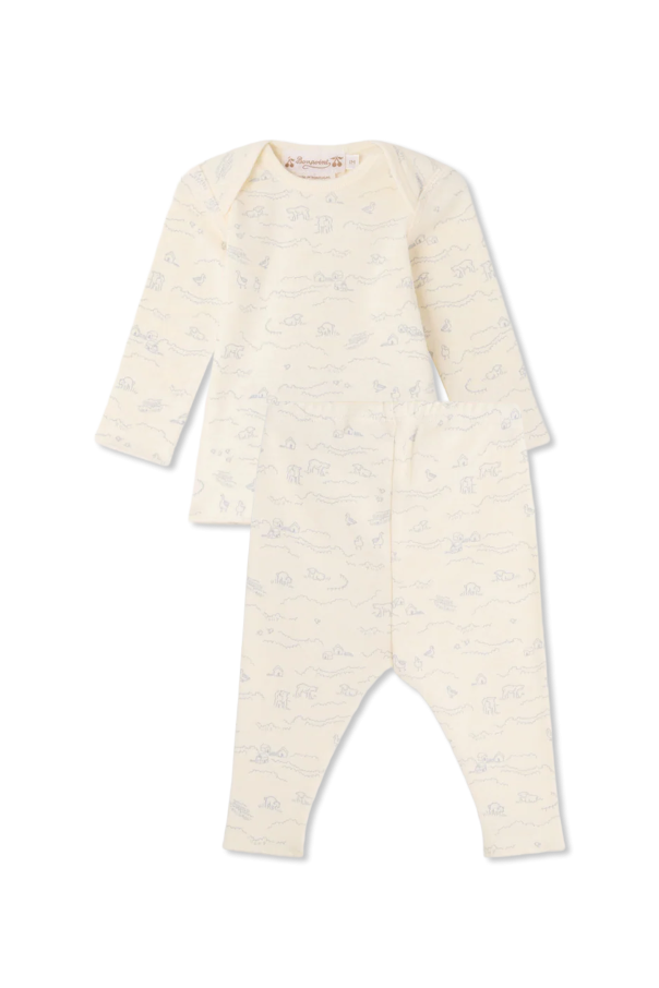 ‘Timi’ set: top and trousers od Bonpoint 