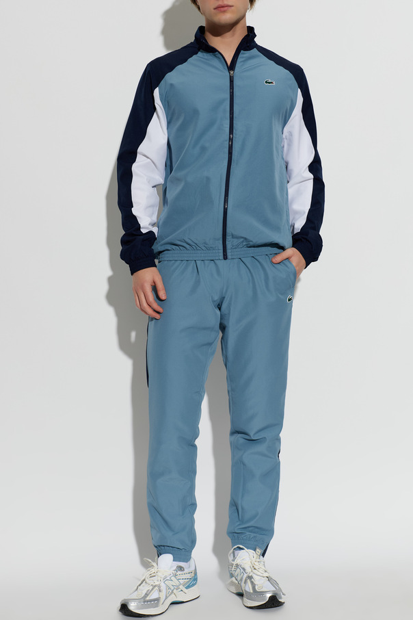 Lacoste Lacoste Blue-Navy-White Tracksuit Set: Jacket and Pants