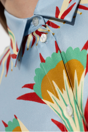 Etro Conjunto de seda: shorts, camisa