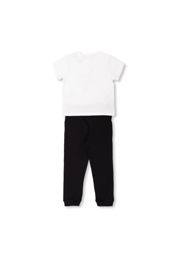 Karl Lagerfeld Kids Komplet: t-shirt i spodnie dresowe