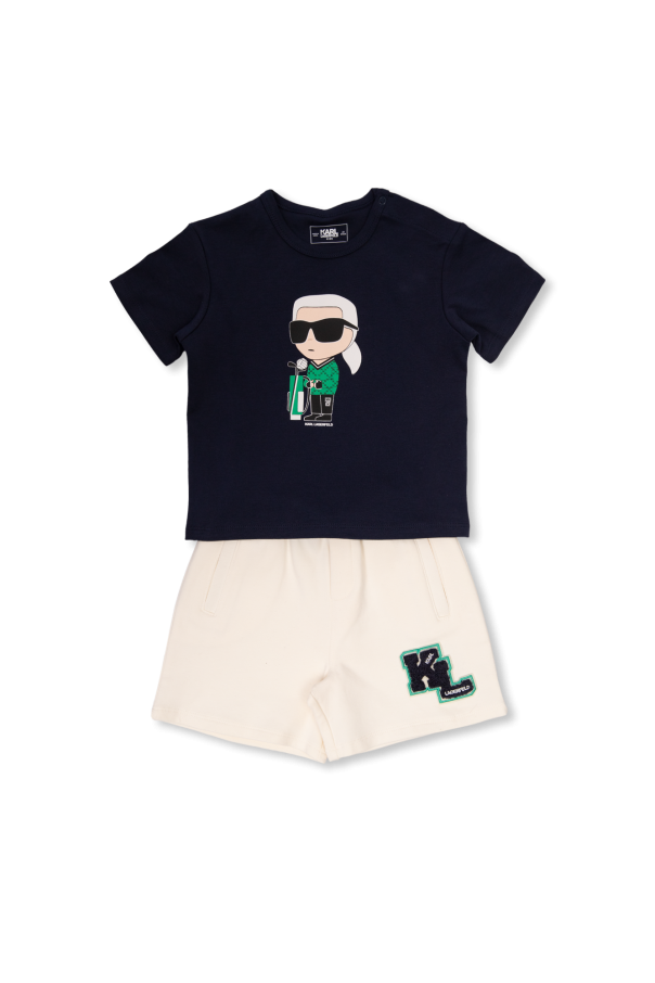 T-shirt & shorts set od Karl Lagerfeld Kids