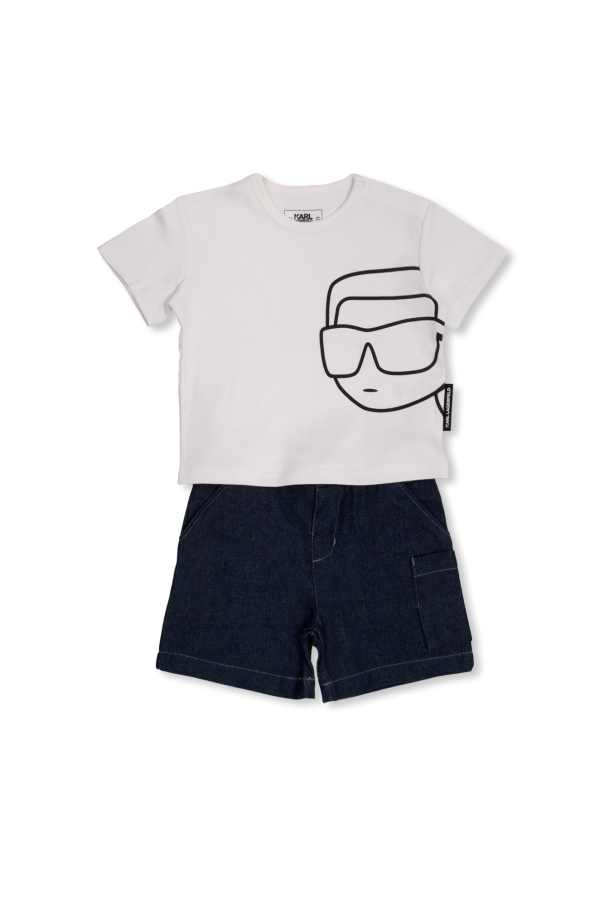 T-shirt & shorts set od Karl Lagerfeld Kids