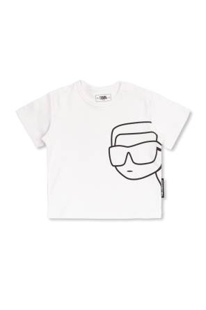 Karl Lagerfeld Kids T-shirt With Enfant Volley Italie