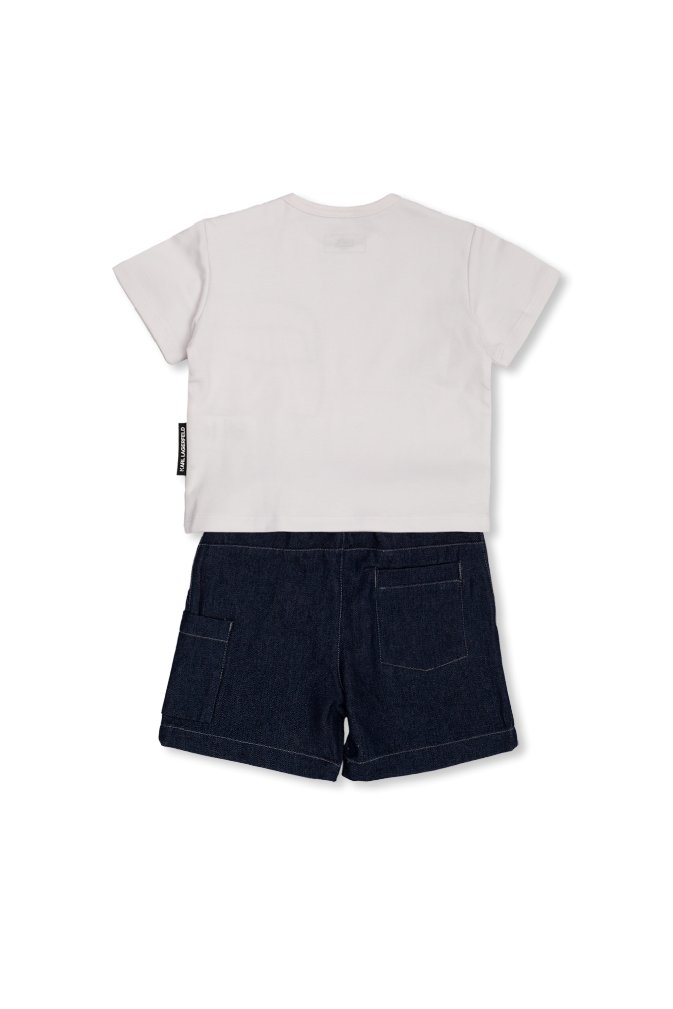Prada logo-patch short-sleeve shirt gilet White ICEBOUND Pullover grigio chiaro
