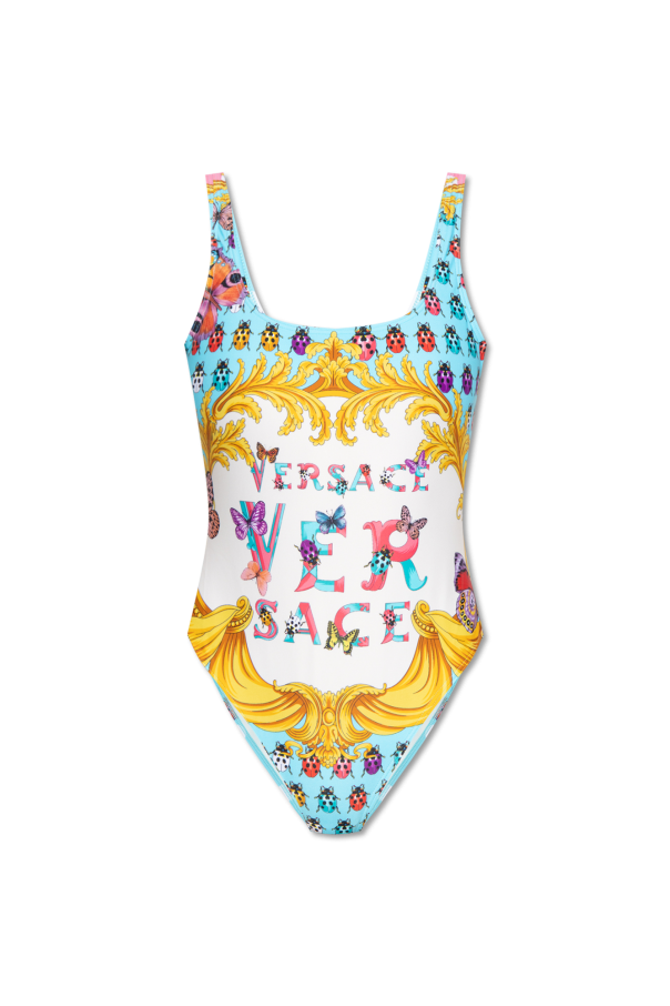Versace ‘La Vacanza’ collection one-piece swimsuit