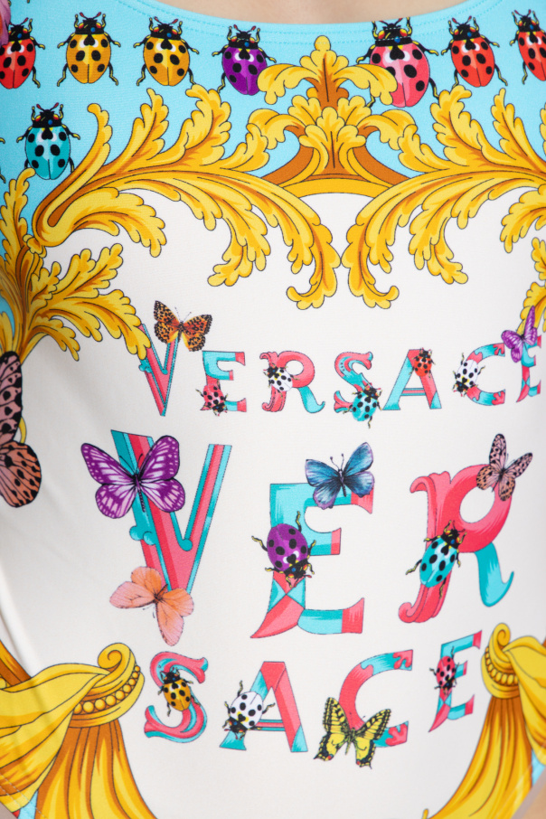 Versace ‘La Vacanza’ collection one-piece swimsuit