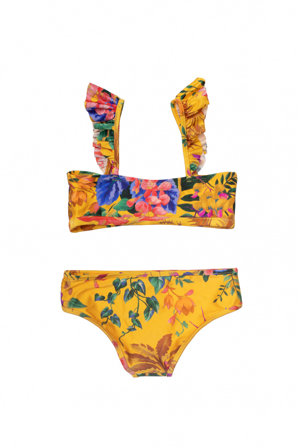 Zimmermann Kids Floral bikini