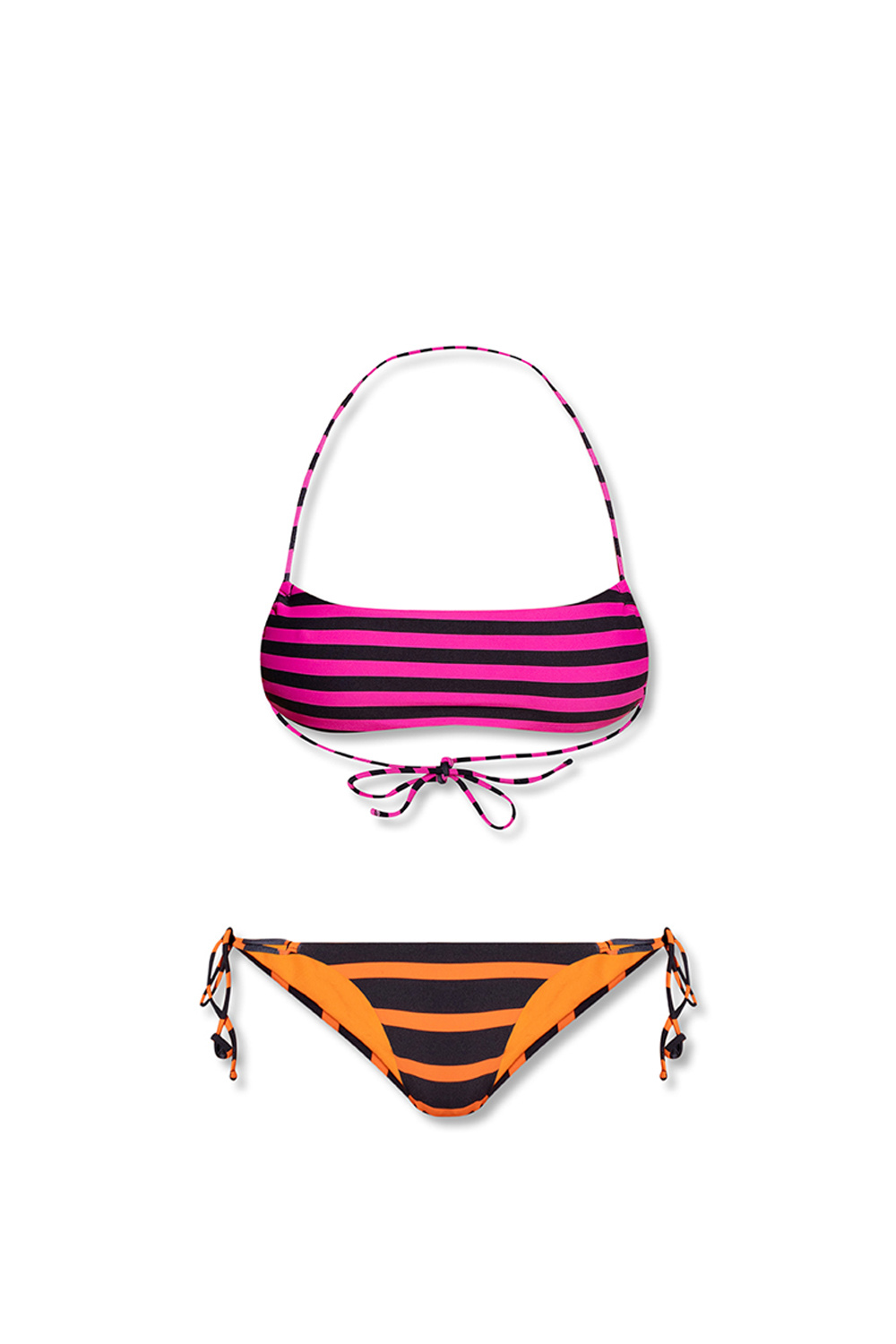 The Attico Striped bikini