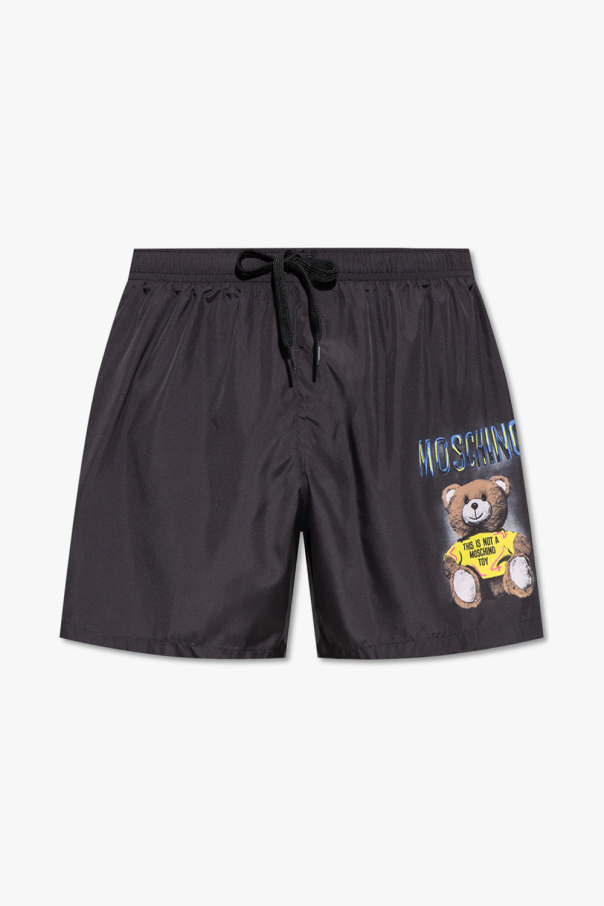 Moschino Gucci Tiger Felted Cotton Pants