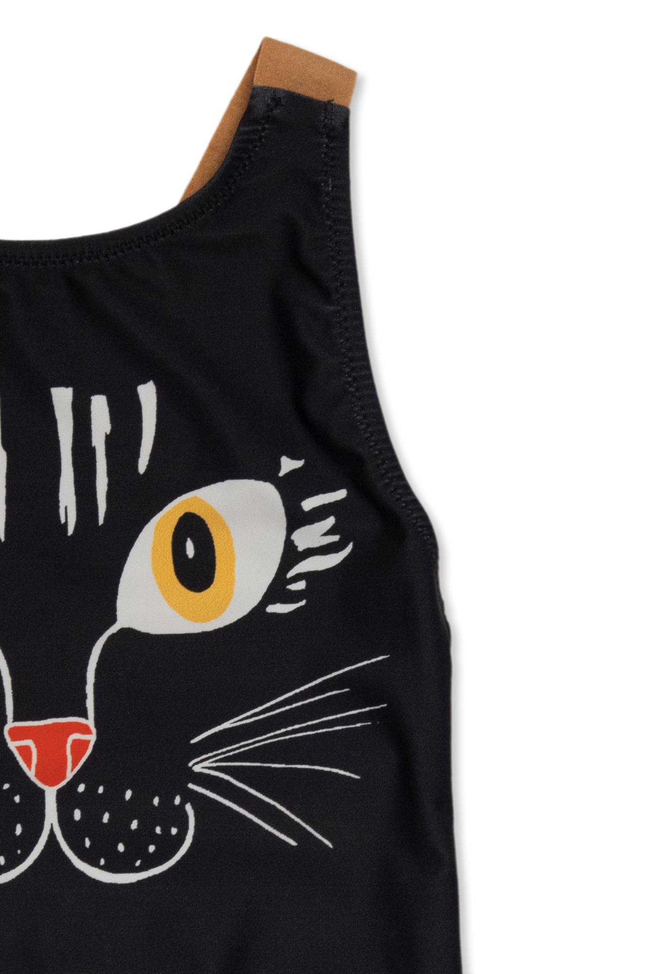 Mini Rodini One-piece swimsuit with cat motif