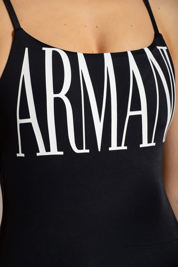 Emporio crew-neck armani One-piece swimsuit