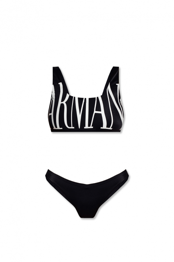 Emporio Swetry armani Bikini with logo print