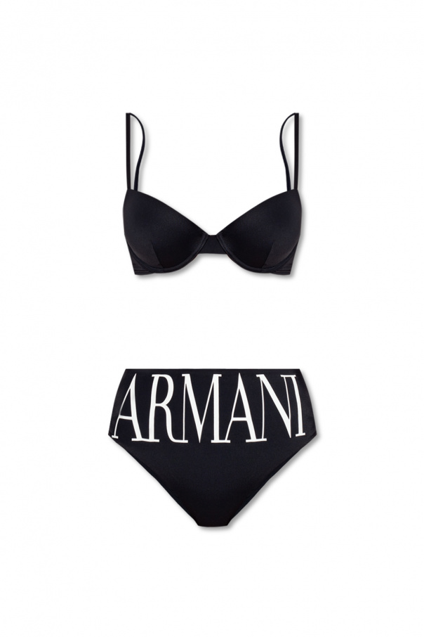 Emporio Armani THONG - Thong - nero black/black 