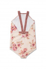 Zimmermann Kids cream One-piece swimsuit