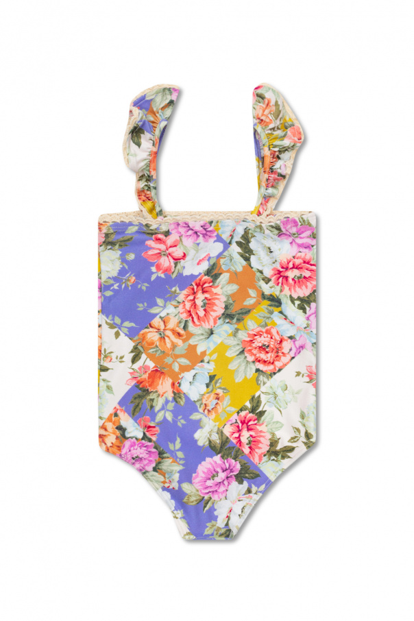 Zimmermann Kids Swimsuit with floral print