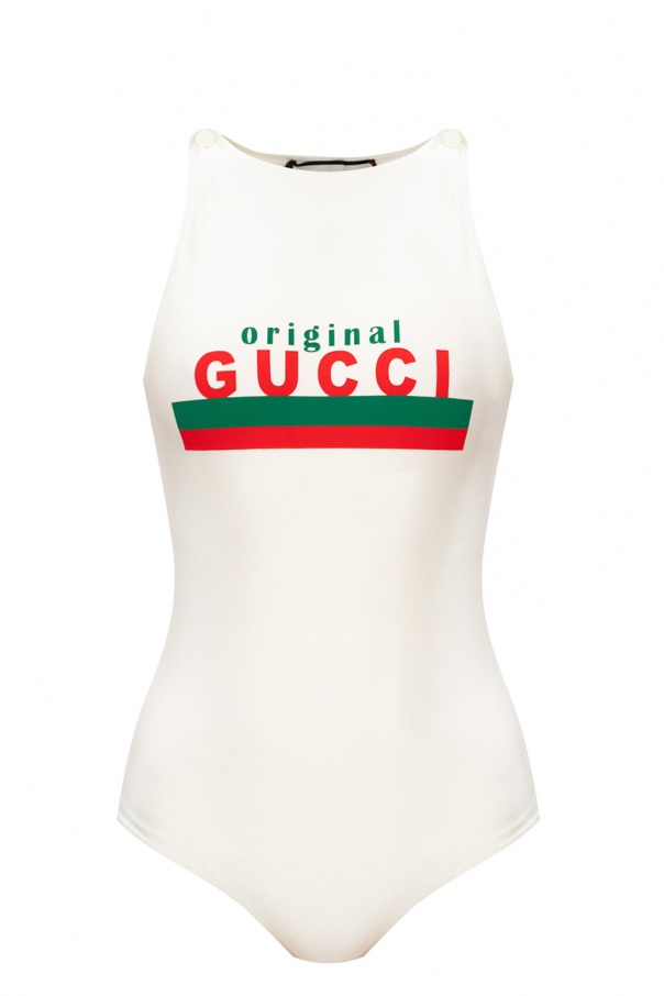 Cream One-piece swimsuit Gucci - Vitkac Singapore