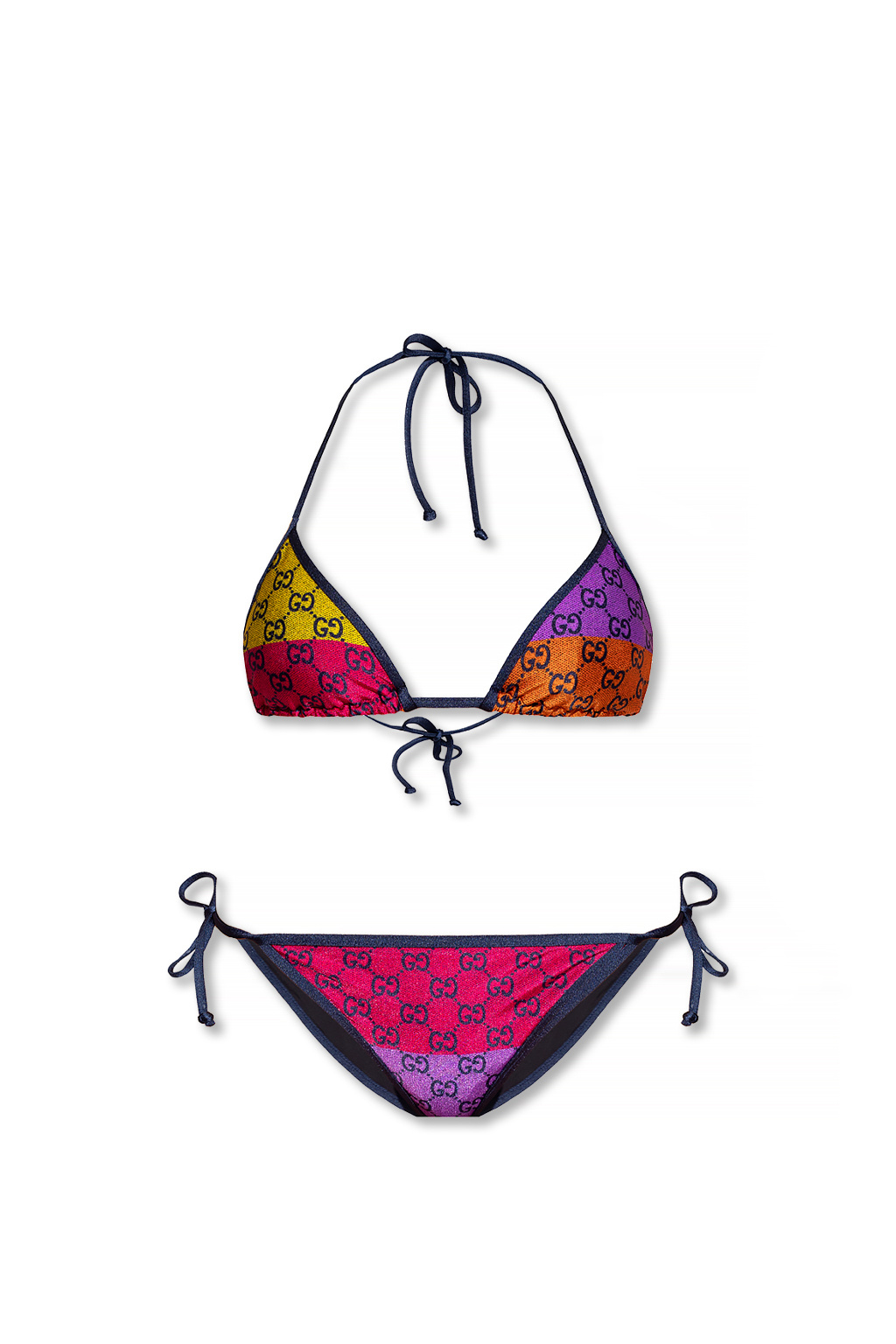 Two-piece swimsuit Gucci Multicolour size XS International in Synthetic -  23168994